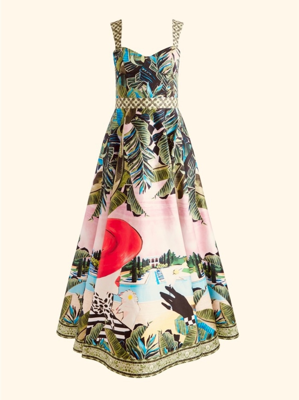 ALICE + OLIVIA AFIA FIT AND FLARE DRESS AFIA FIT AND FLARE DRESS SIZE 6 - Picture 7 of 8